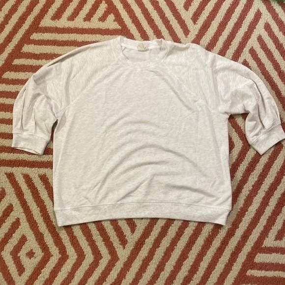 GOOD HART by MATILDA JANE M cozy little cream toned sweatshirt in EUC